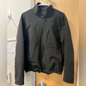 black waterproof jacket